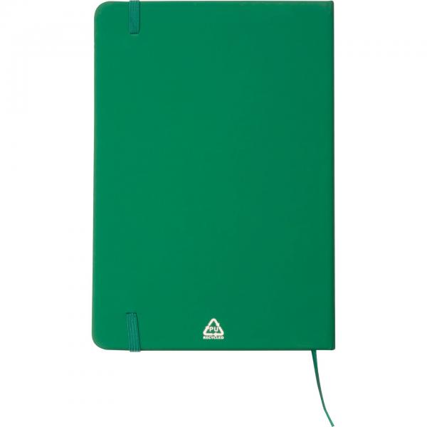 Notizbuch mit Gravur / DIN A5 / Umschlag aus PU / 160 Seiten / Farbe: grün