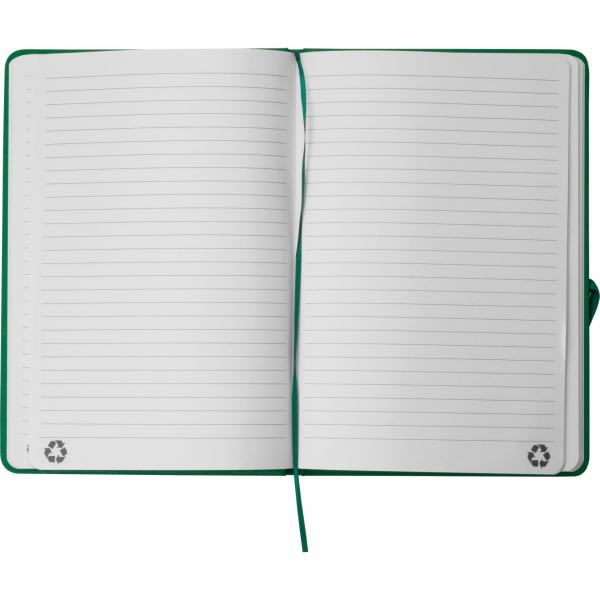 Notizbuch mit Gravur / DIN A5 / Umschlag aus PU / 160 Seiten / Farbe: grün