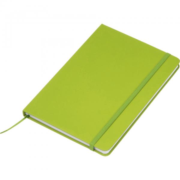 Notizbuch mit Gravur / DIN A5 / Umschlag aus PU / 160 Seiten / Farbe: hellgrün