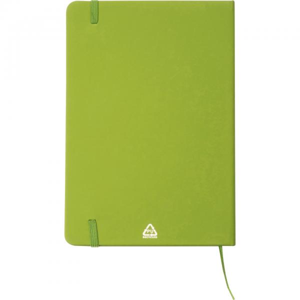 Notizbuch mit Gravur / DIN A5 / Umschlag aus PU / 160 Seiten / Farbe: hellgrün