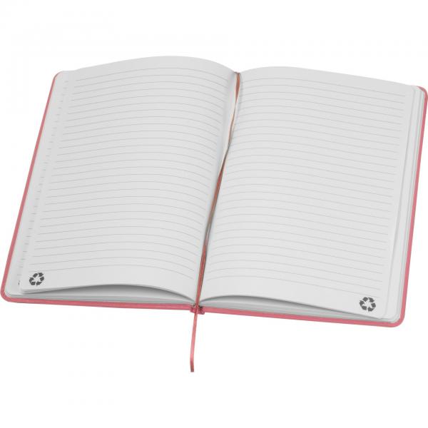 Notizbuch mit Gravur / DIN A5 / Umschlag aus PU / 160 Seiten / Farbe: pink