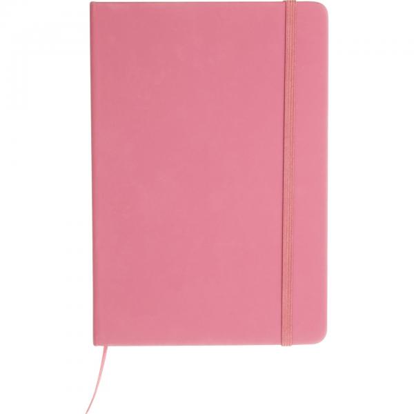 Notizbuch mit Gravur / DIN A5 / Umschlag aus PU / 160 Seiten / Farbe: pink