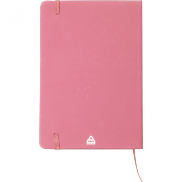 Notizbuch mit Gravur / DIN A5 / Umschlag aus PU / 160 Seiten / Farbe: pink