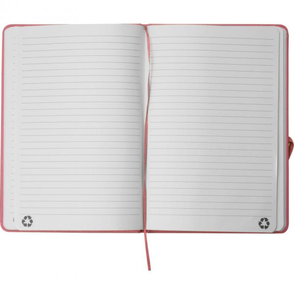 Notizbuch mit Gravur / DIN A5 / Umschlag aus PU / 160 Seiten / Farbe: pink