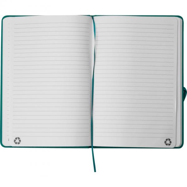 Notizbuch mit Gravur / DIN A5 / Umschlag aus PU / 160 Seiten / Farbe: türkis