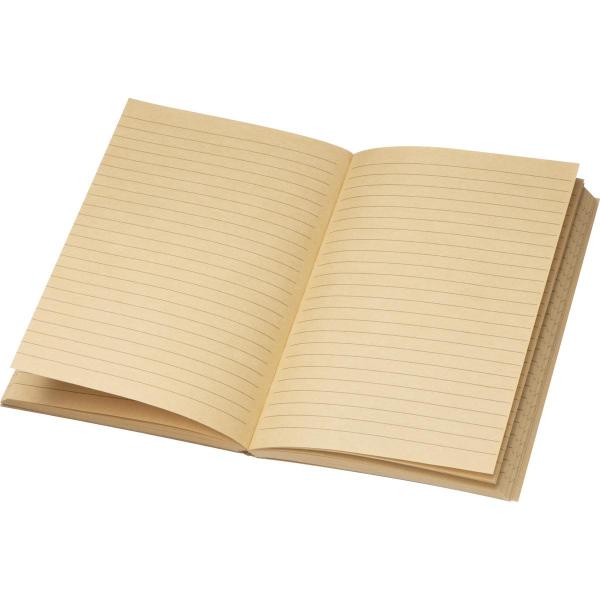Notizbuch mit Korkumschlag / A5 / 192 recycelte Seiten liniert