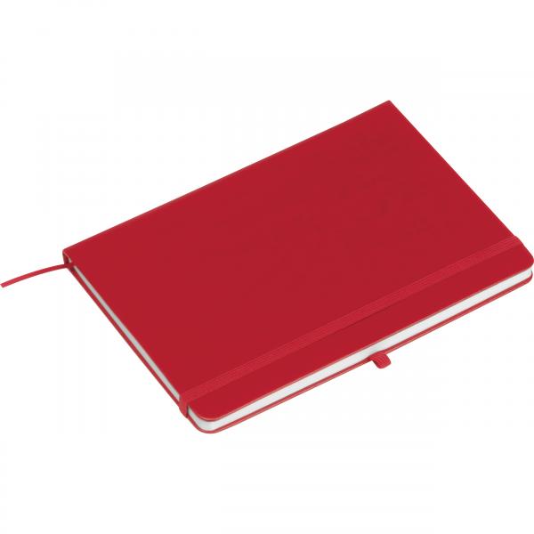 Notizbuch mit Kugelschreiber mit Gravur / PU Cover / A5 / 192 Seiten / rot