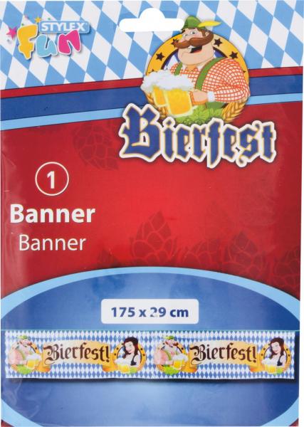 Oktoberfest Banner "Bierfest" 175 x 129cm
