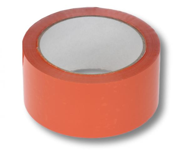 Packband / Paketklebeband / 66m X 50mm / leise abrollend / Farbe: orange