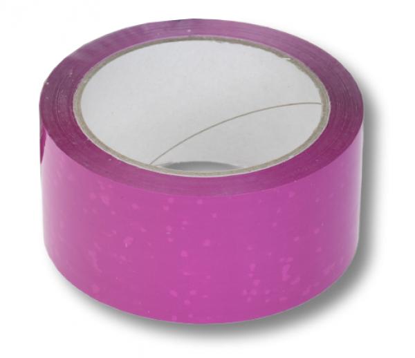 Packband / Paketklebeband / 66m X 50mm / leise abrollend / Farbe: pink