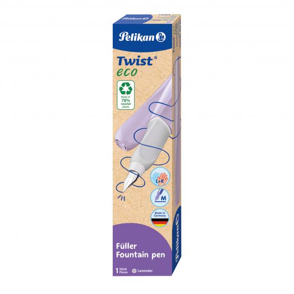 Pelikan Füllhalter / Füller / "Twist eco lavendel P457 M"