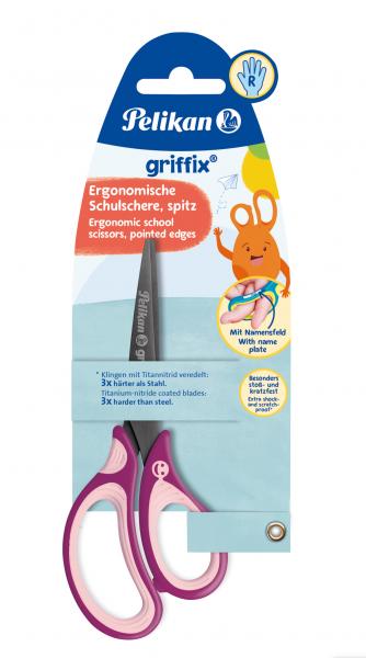 Pelikan griffix® Schulschere spitz / Farbe: SweetBerry