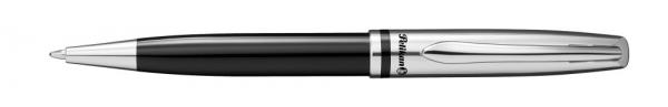 Pelikan Metall-Kugelschreiber mit Gravur + Veloursetui / Farbe: glänzend schwarz