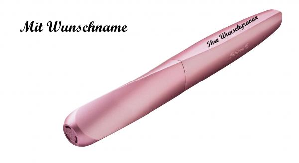 Pelikan Tintenroller mit Namensgravur - "Twist R457 Rosa"