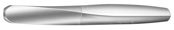 Pelikan Tintenroller mit Namensgravur - "Twist R457 Silber"