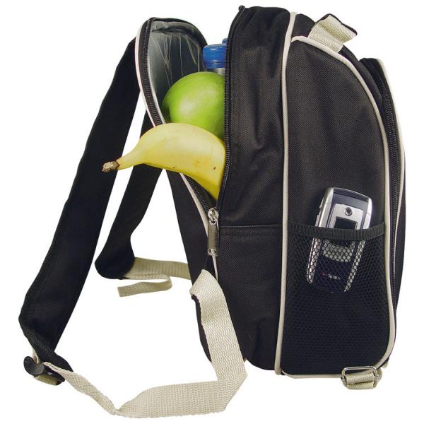 Picknickrucksack mit Isolierflasche aus Edelstahl mit integrierter Kühltasche