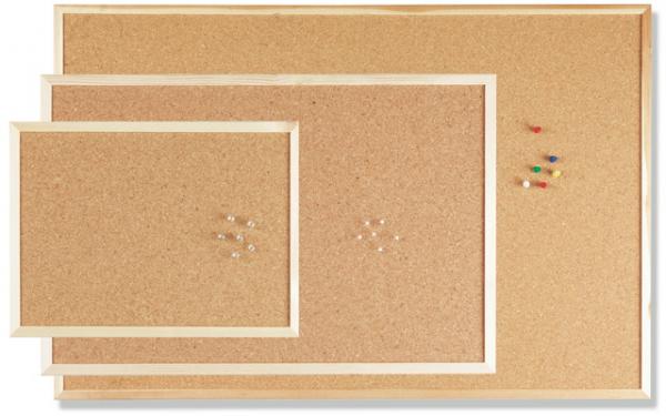 Pinwand 40 x 60cm Pinnwand Kork mit Holzrahmen