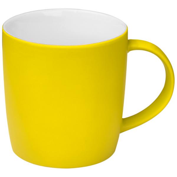 Porzellantasse / Kaffeetasse / Fassungsvermögen: 300 ml / Farbe: gelb