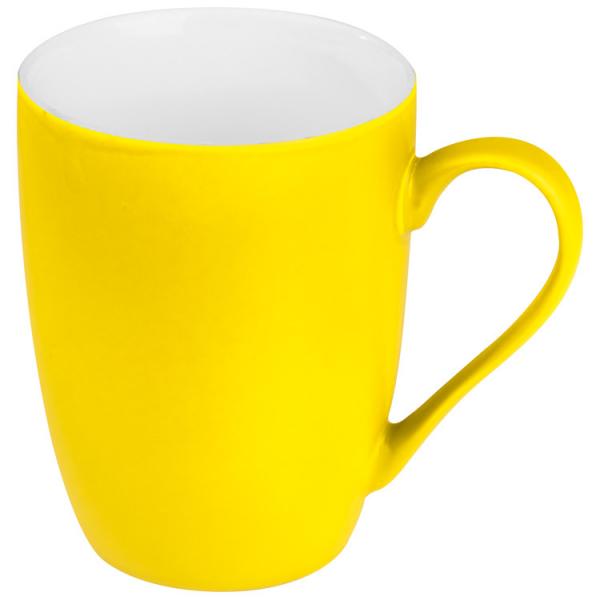 Porzellantasse / Kaffeetasse / Fassungsvermögen: 300 ml / Farbe: gelb