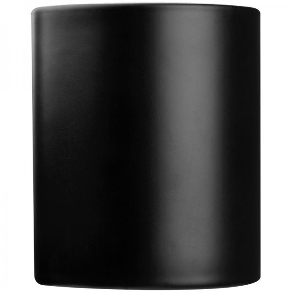Porzellantasse / Kaffeetasse / Fassungsvermögen: 300 ml / Farbe: schwarz-weiß