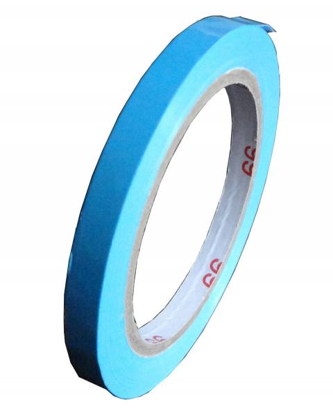 PVC Klebeband / 66m x 9mm / leise abrollend / Farbe: blau