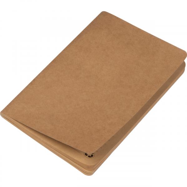 Recyceltes Notizbuch / Notizheft DIN A5 / 120 linierte Seiten