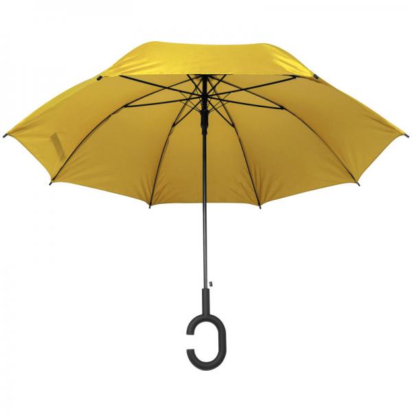 Regenschirm "Hände frei" / Farbe: gelb