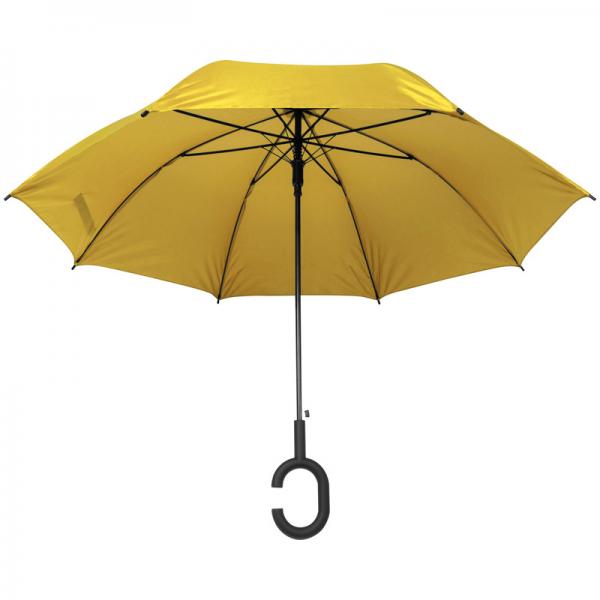Regenschirm "Hände frei" / Farbe: gelb