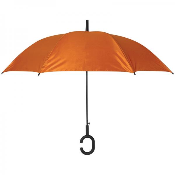 Regenschirm "Hände frei" / Farbe: orange