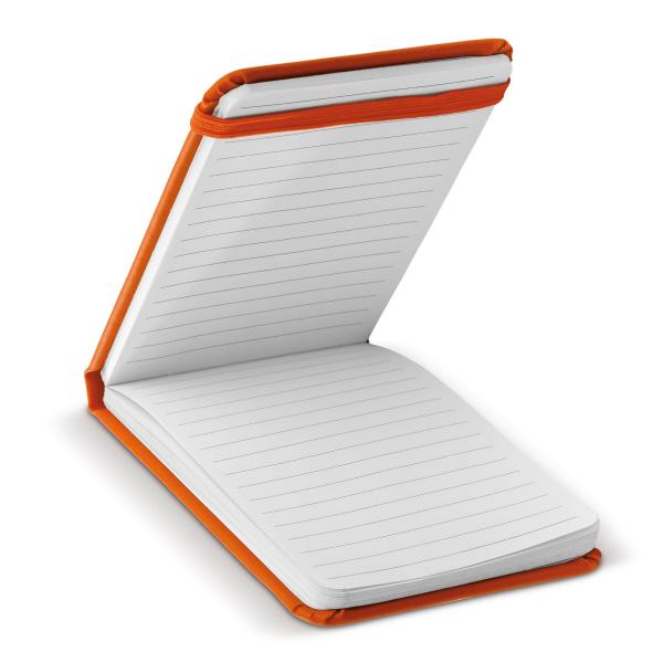 Reporter Notizbuch / DIN A6 / 160 S. / liniert / PU Hardcover / Farbe: orange