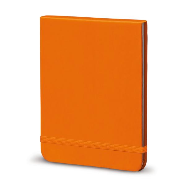 Reporter Notizbuch / DIN A6 / 160 S. / liniert / PU Hardcover / Farbe: orange