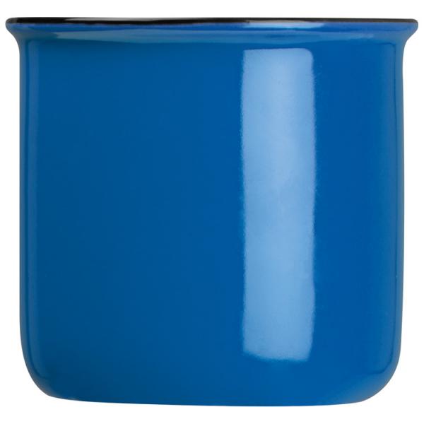 Retro Kaffeetasse / Nostalgietasse / aus Keramik / 350 ml / Farbe: blau
