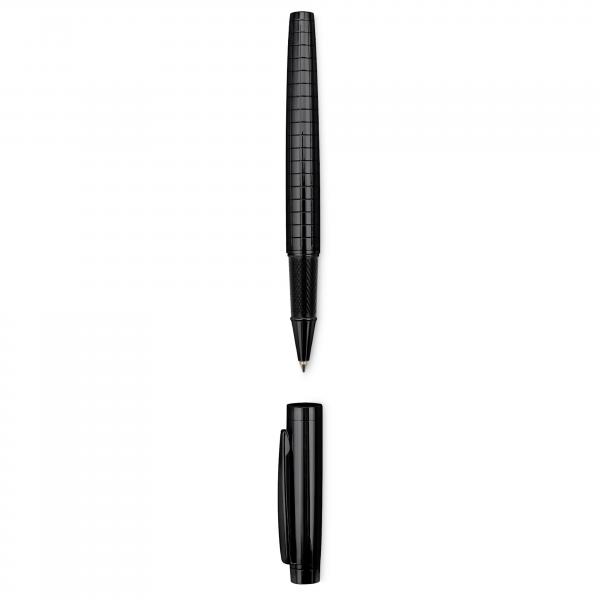 Schreibset / bestehend aus Kugelschreiber + Rollerball / Farbe: schwarz
