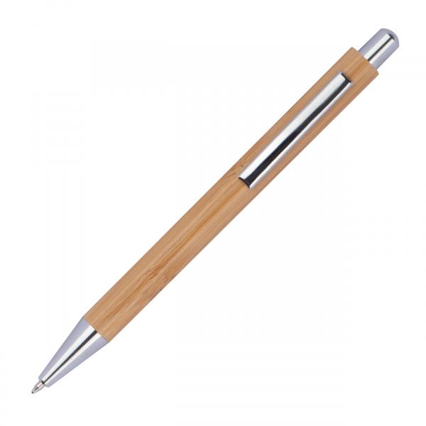 Schreibset aus Bambus / Kugelschreiber und Druckbleistift