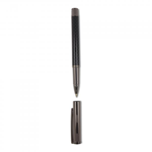 Schreibset mit Gravur / Kugelschreiber und Rollerball / Farbe: Dark gun metal
