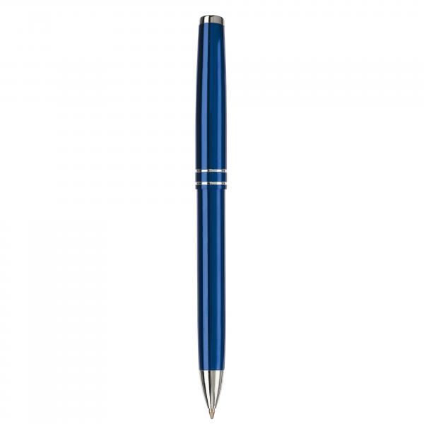Schreibset mit Gravur / Kugelschreiber und Rollerball / Farbe: dunkelblau