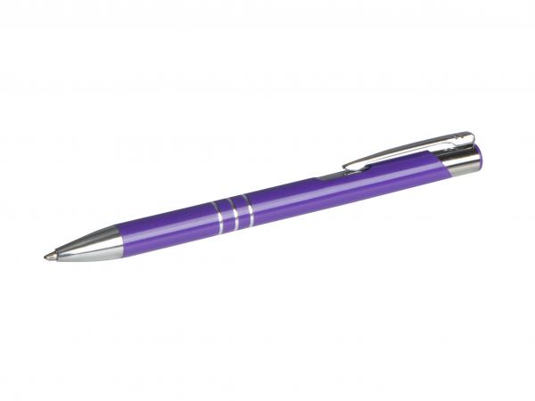 Schreibset mit Gravur / Touchpen Kugelschreiber + Kugelschreiber / violett