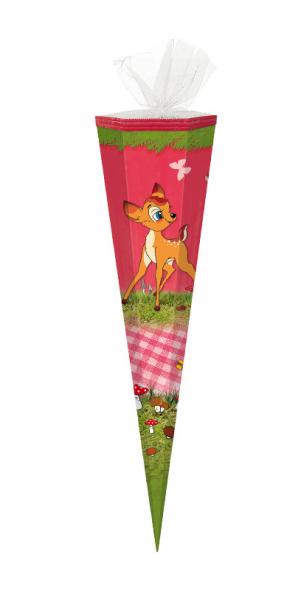 Schultüte / Zuckertüte / 70cm / eckig / "Rehlein"