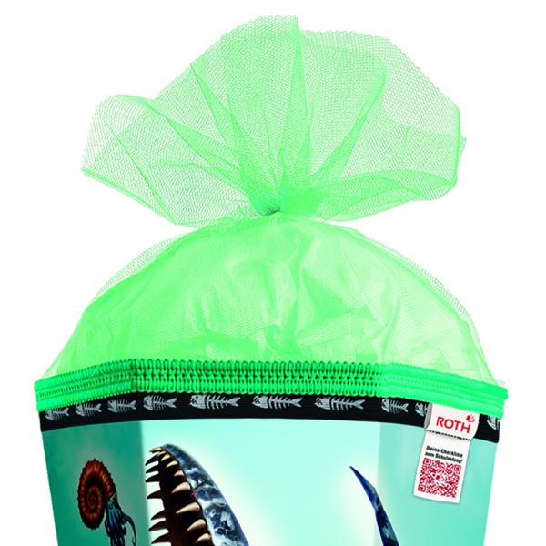 Schultüte / Zuckertüte / 85cm / eckig / "Dino Mosasaurus"