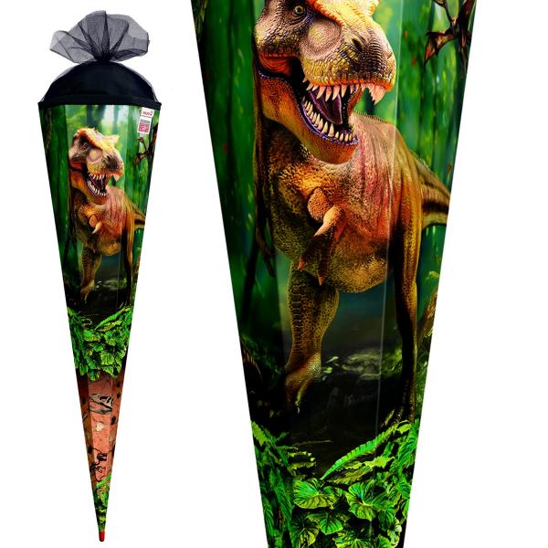 Schultüte / Zuckertüte / 85cm / eckig / "T-Rex"