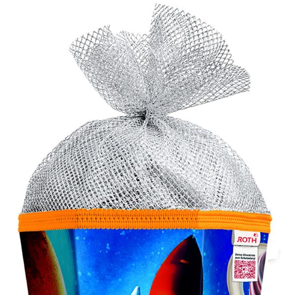 Schultüte / Zuckertüte / 85cm / eckig / "Weltraum"