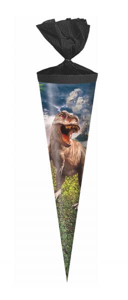 Schultüte / Zuckertüte / Länge: 35cm / rund / "T-Rex"