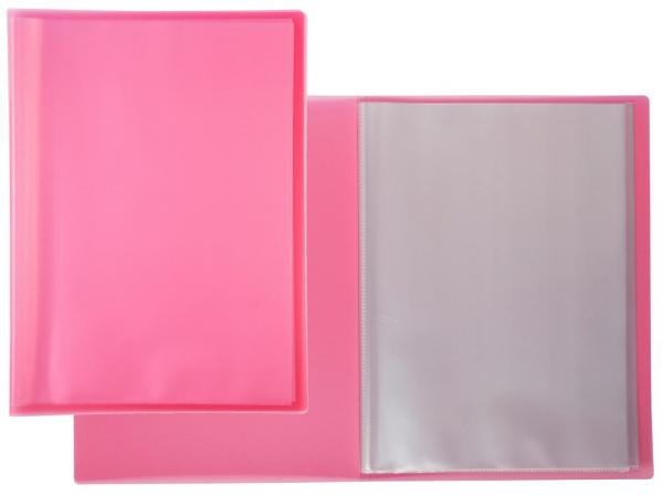 Sichtmappe / Sichtbuch / DIN A4 20 Hüllen / Farbe: pink