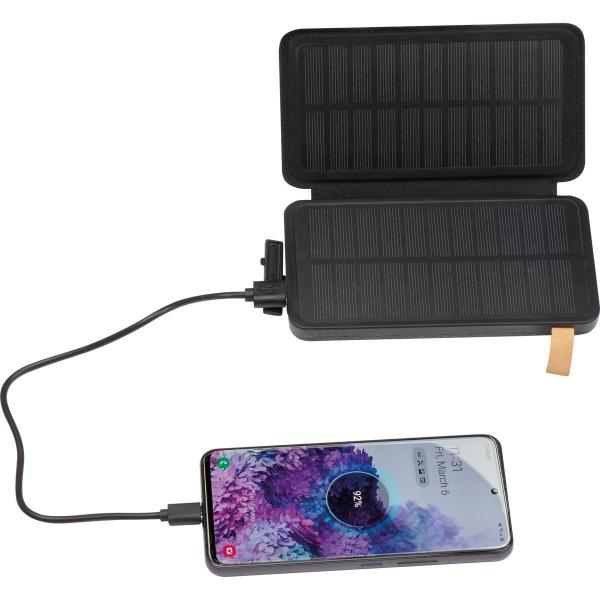 Solar Powerbank mit zwei Solarplatten / mit 8.000 mAh Leistung