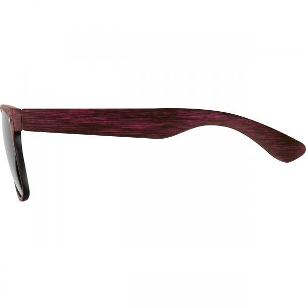 Sonnenbrille im "Two Tone" Design / Farbe: rot/braun