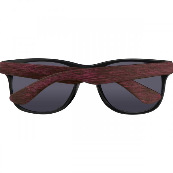 Sonnenbrille im "Two Tone" Design / Farbe: rot/braun