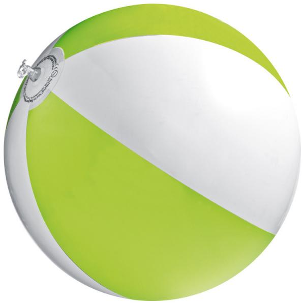 Strandball / Wasserball / Farbe: apfelgrün-weiß