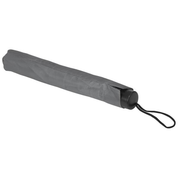 Taschen-Regenschirm / mit Schutzhülle / Farbe: grau/silbergrau