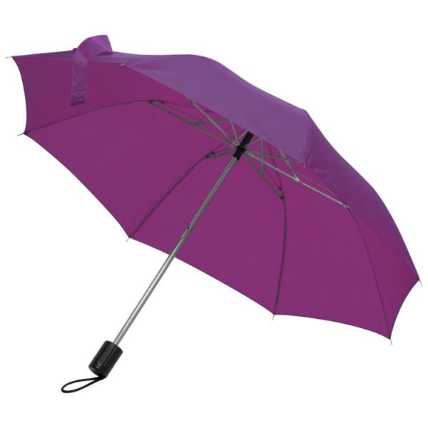 Taschen-Regenschirm / mit Schutzhülle / Farbe: lila