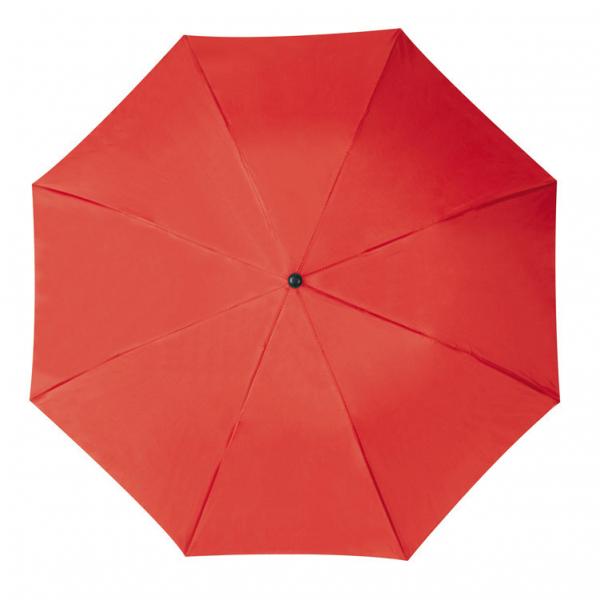 Taschen-Regenschirm / mit Schutzhülle / Farbe: rot